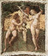 RAFFAELLO Sanzio Adam and Eve painting